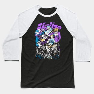 JJBA Anime Fanart Baseball T-Shirt